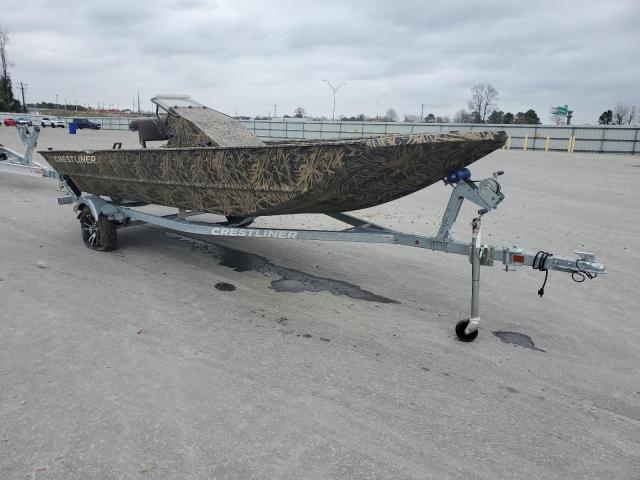  Salvage Crestliner Boat
