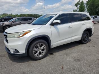  Salvage Toyota Highlander