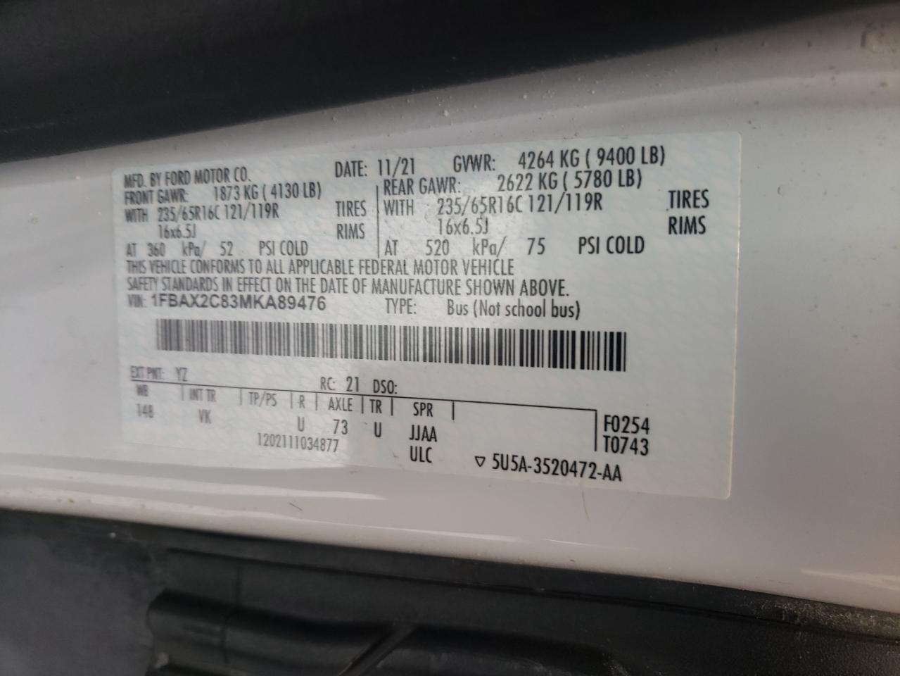 Ford Transit T-350 Image 7