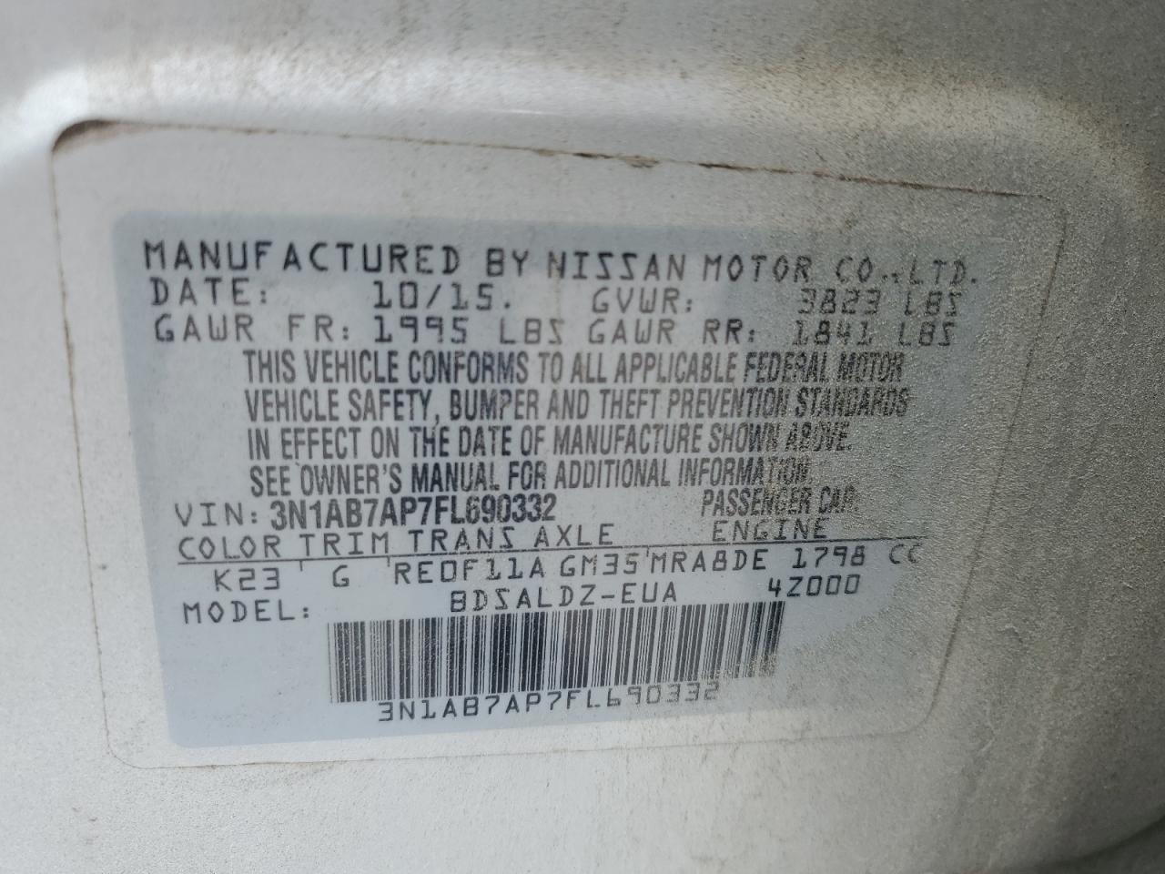 Nissan Sentra S Image 12