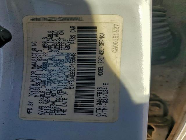 Toyota Corolla Base Image 10