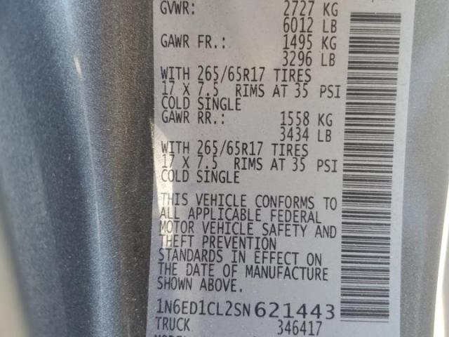 Nissan Frontier S Image 9