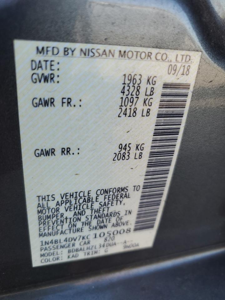 Nissan Altima Sv Image 8