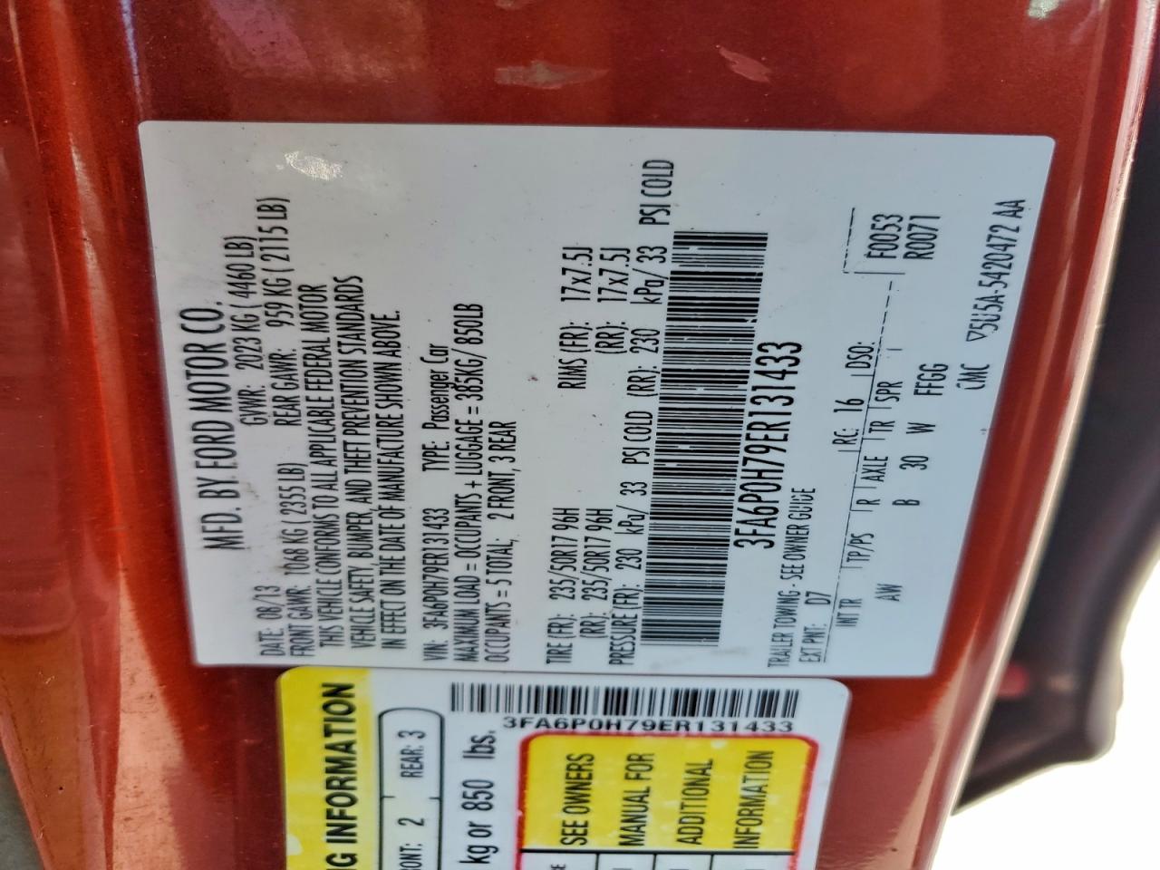 Ford Fusion Se Image 12