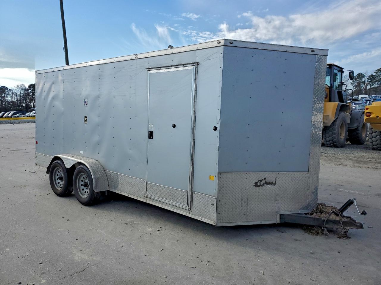 Peach Cargo Trailer Image 1