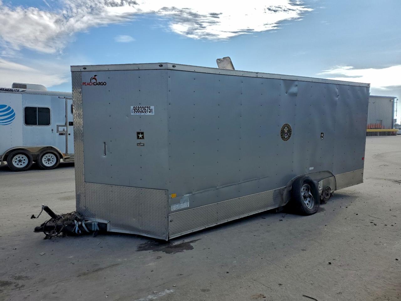 Peach Cargo Trailer Image 2