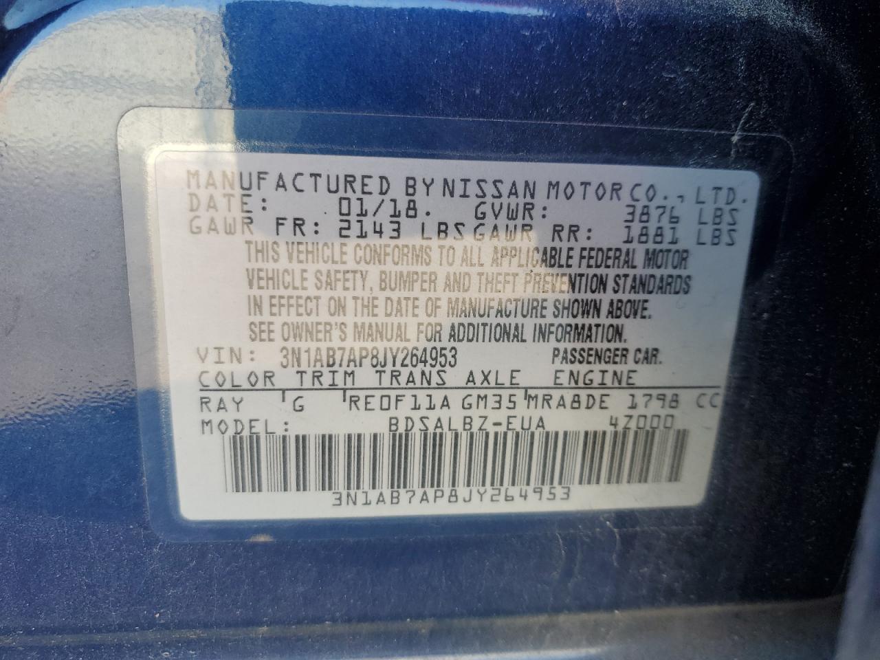 Nissan Sentra S Image 8