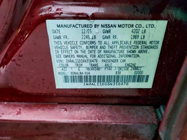 Nissan Altima S Image 12