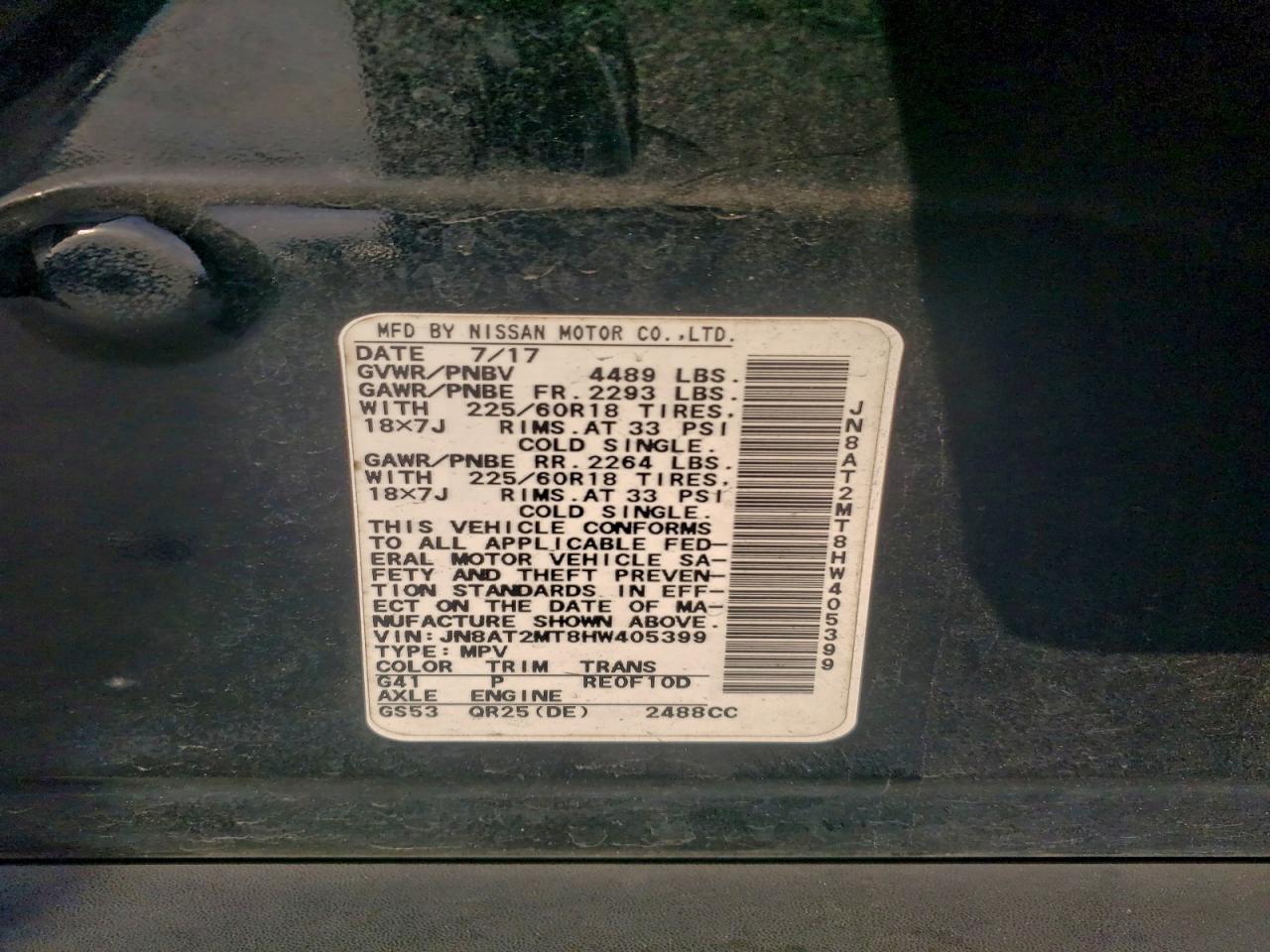 Nissan Rogue S Image 10