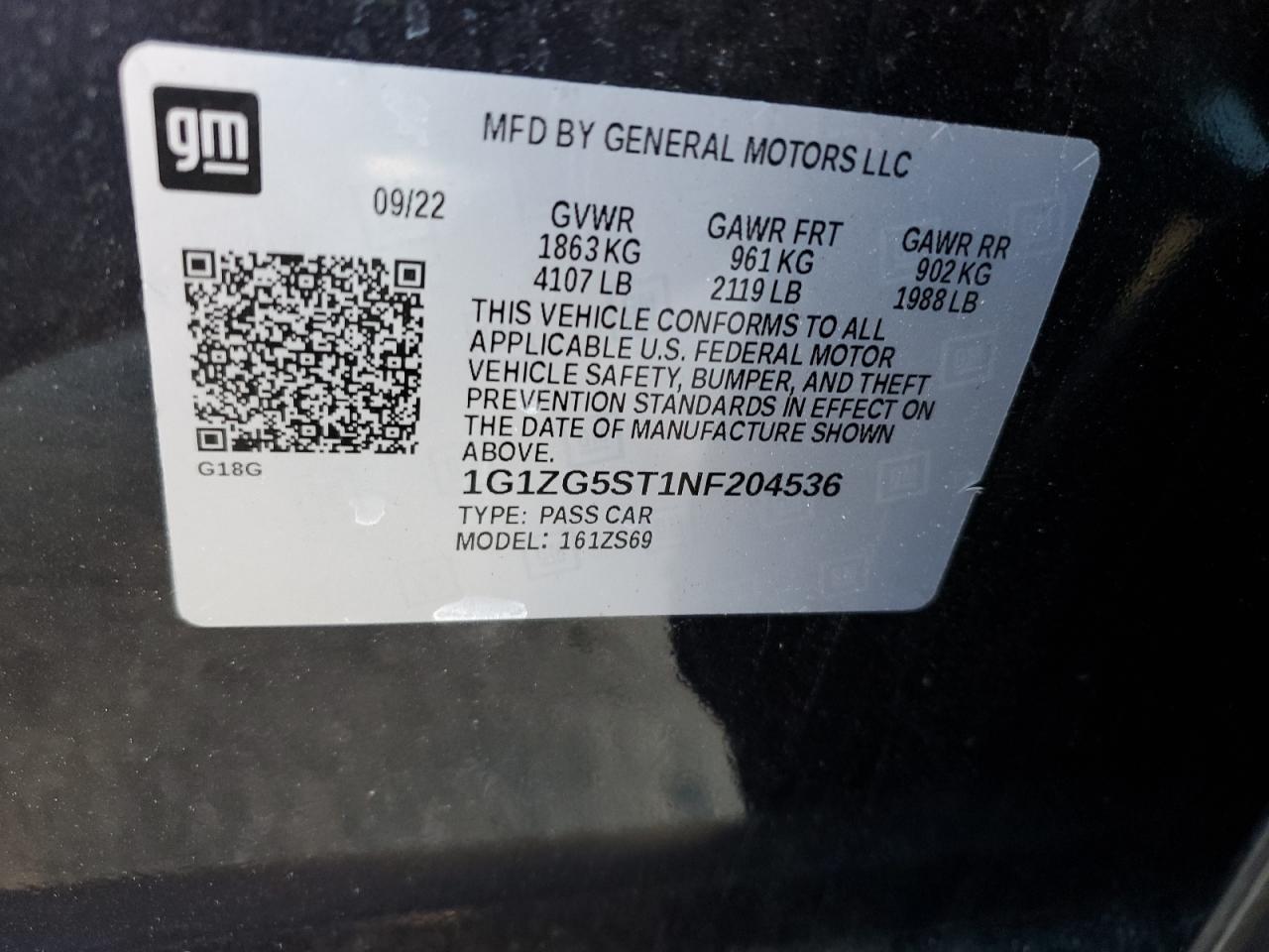 Chevrolet Malibu Rs Image 11