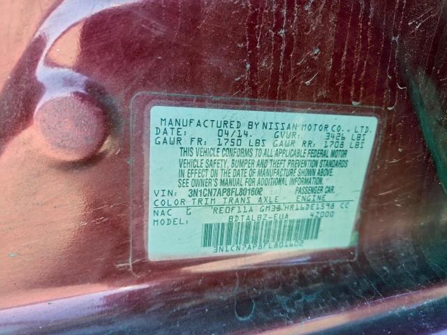 Nissan Versa S Image 11