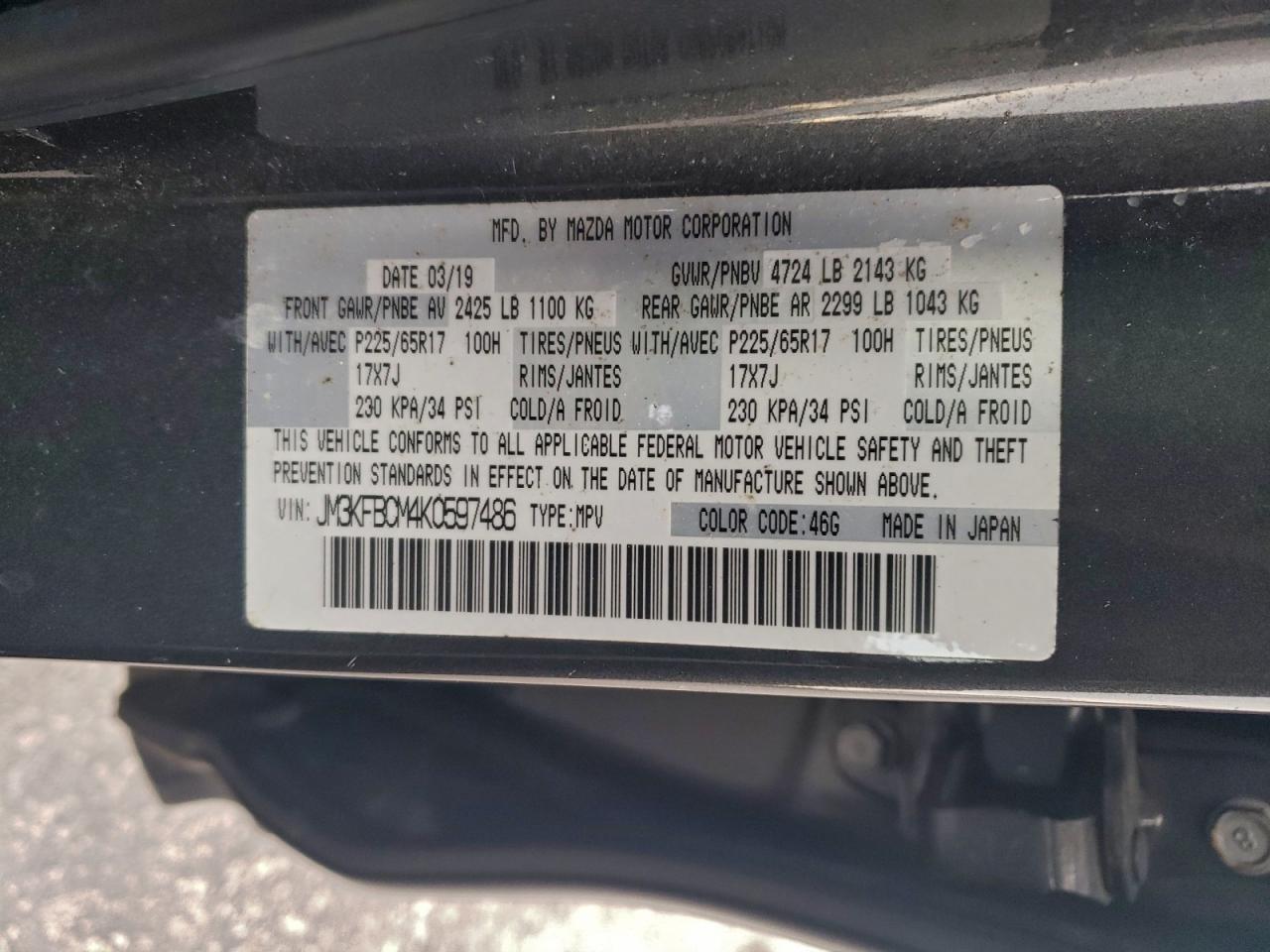 Mazda Cx Touring Image 10