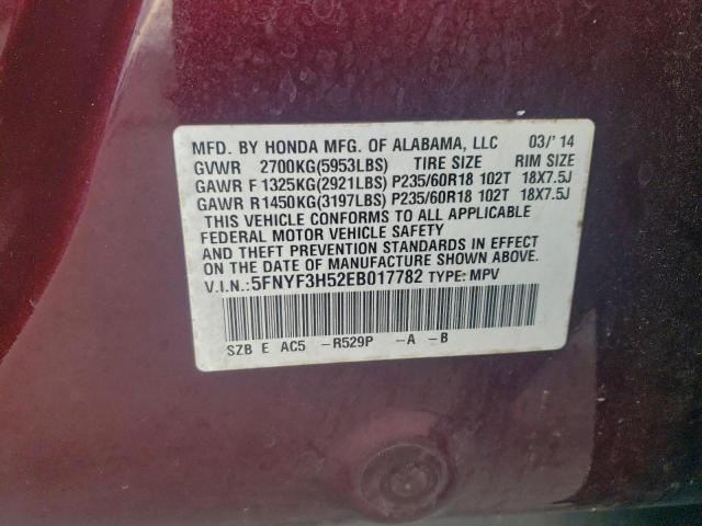 Honda Pilot Exl Image 11