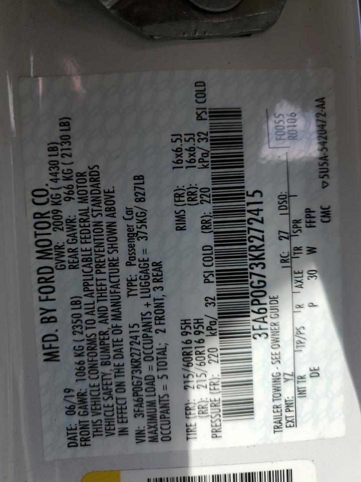 Ford Fusion S Image 6