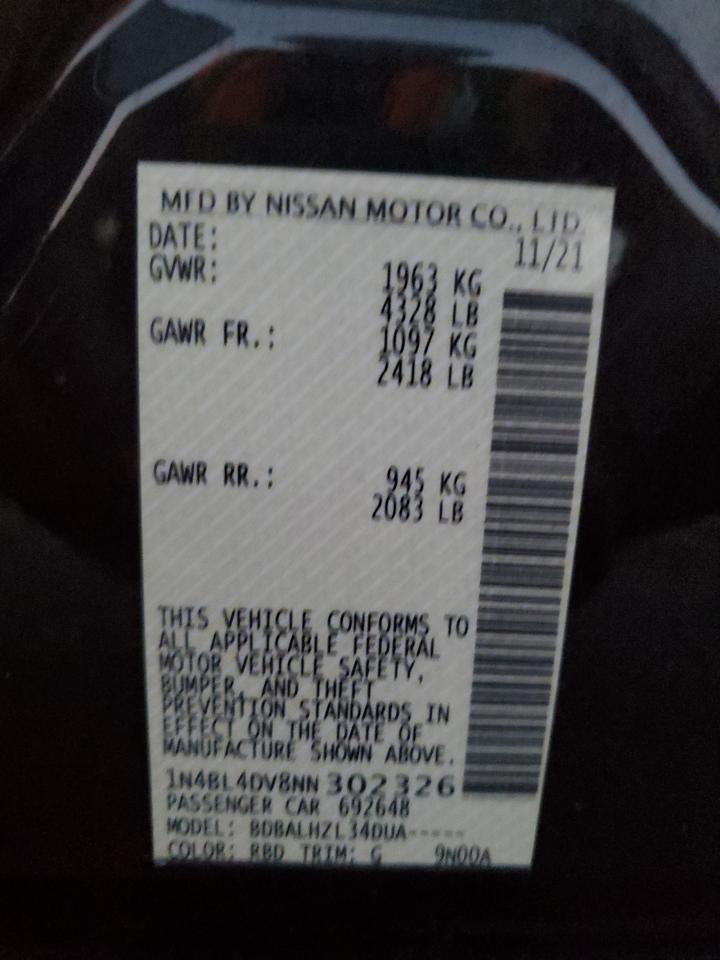 Nissan Altima Sv Image 10