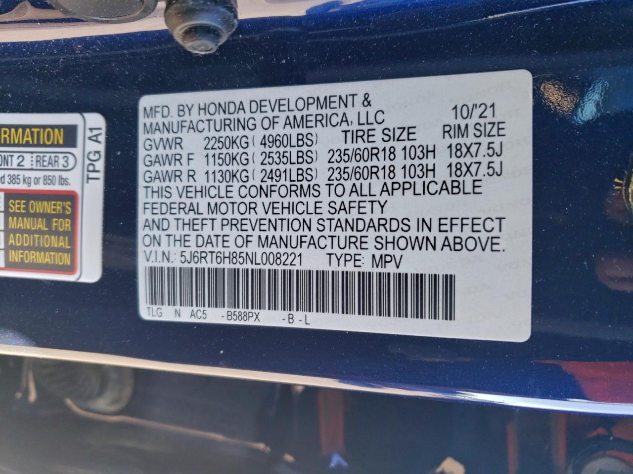 Honda Crv Exl Image 7