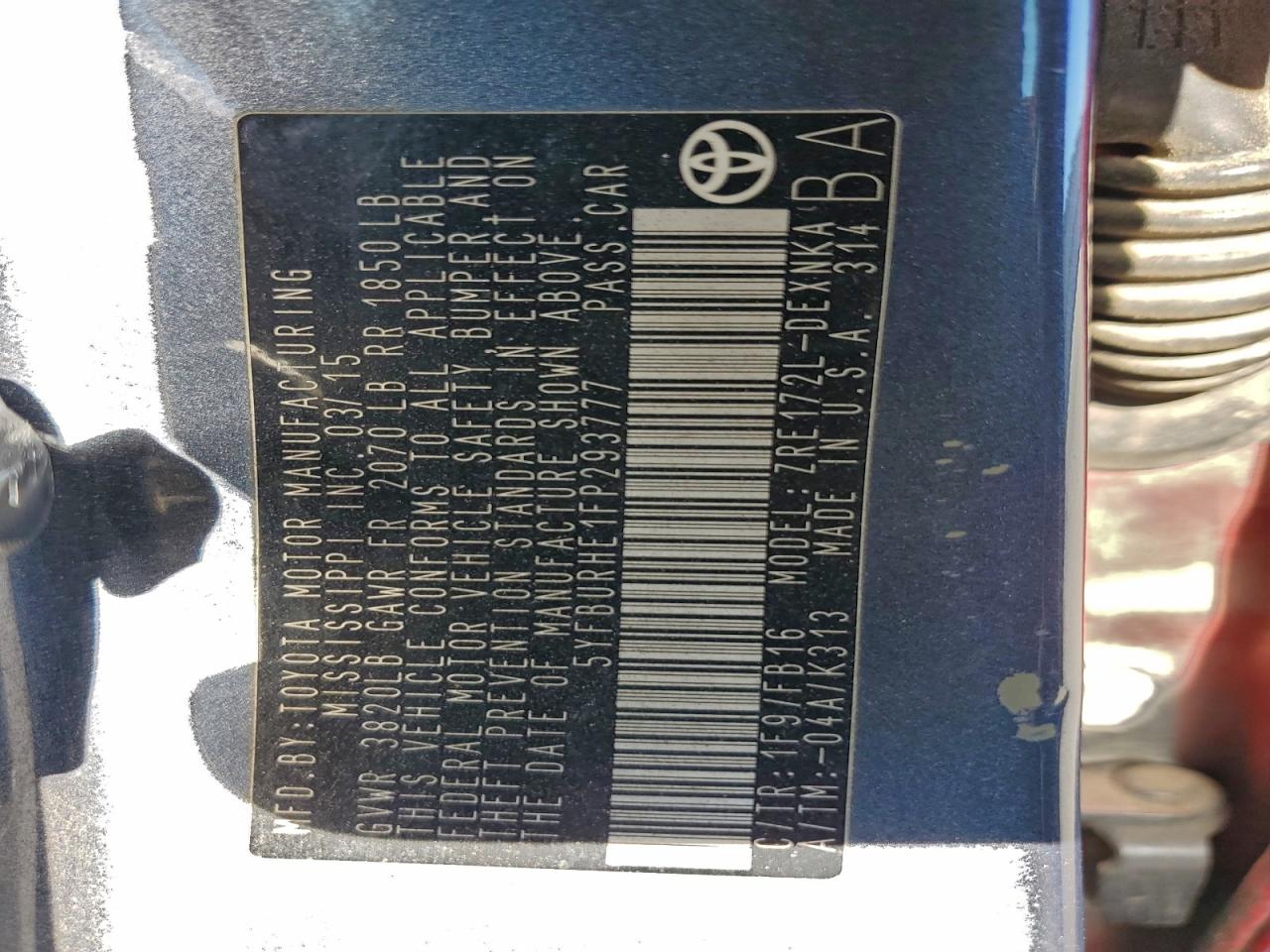 Toyota Corolla L Image 6