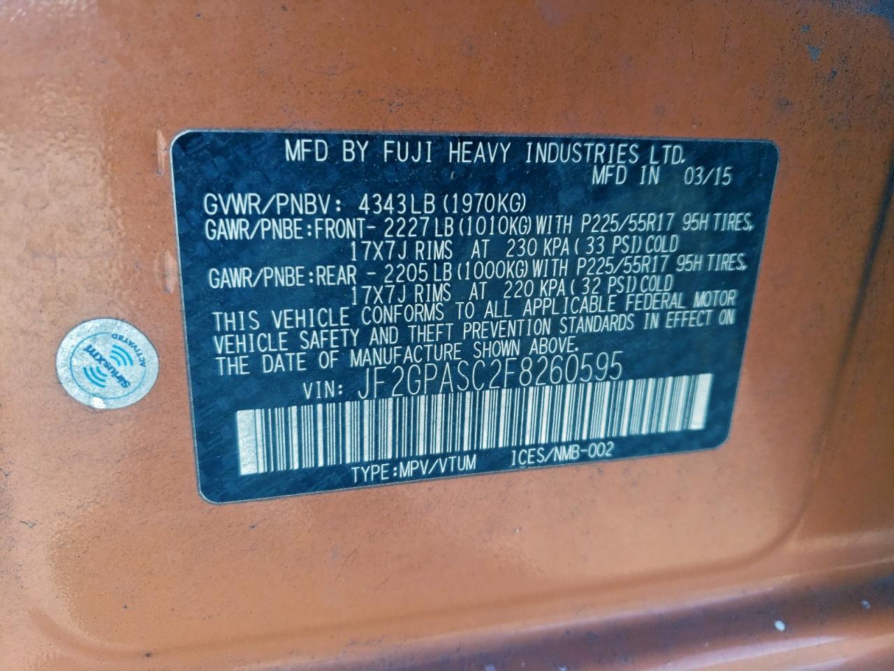 Subaru Xv Sport Limited Image 13