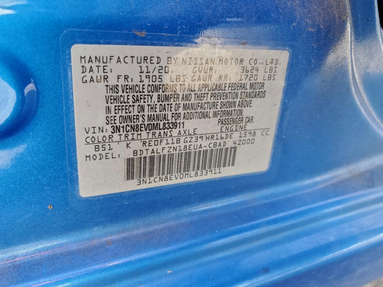 Nissan Versa Sv Image 8