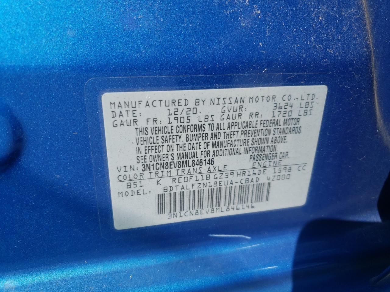 Nissan Versa Sv Image 12