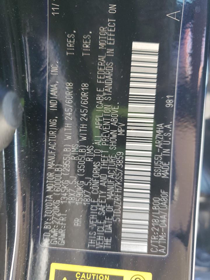 Toyota Highlander Se Image 9