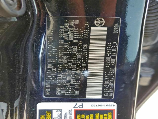 Toyota Camry Base Image 11