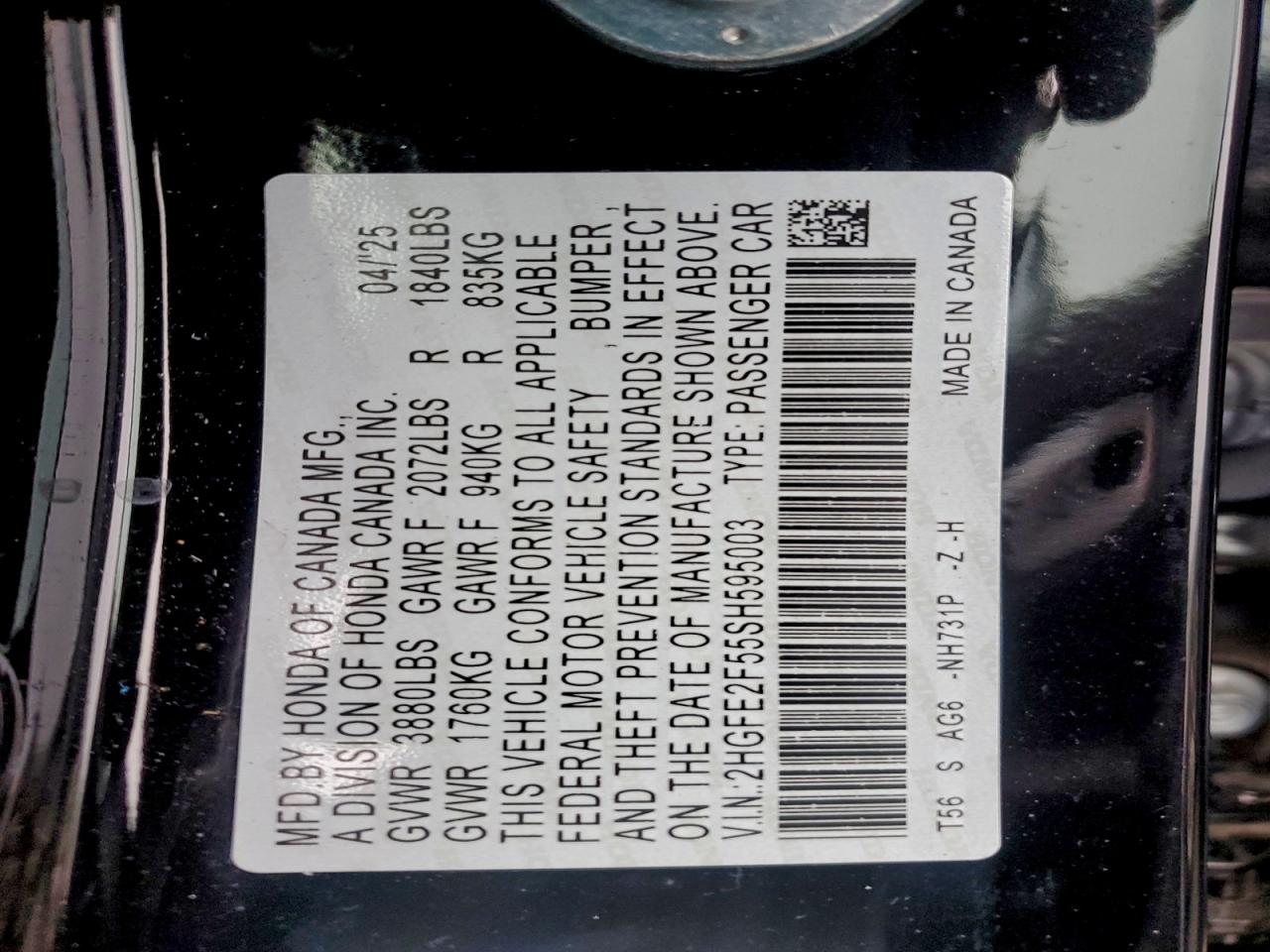 Honda Civic Sport Image 2