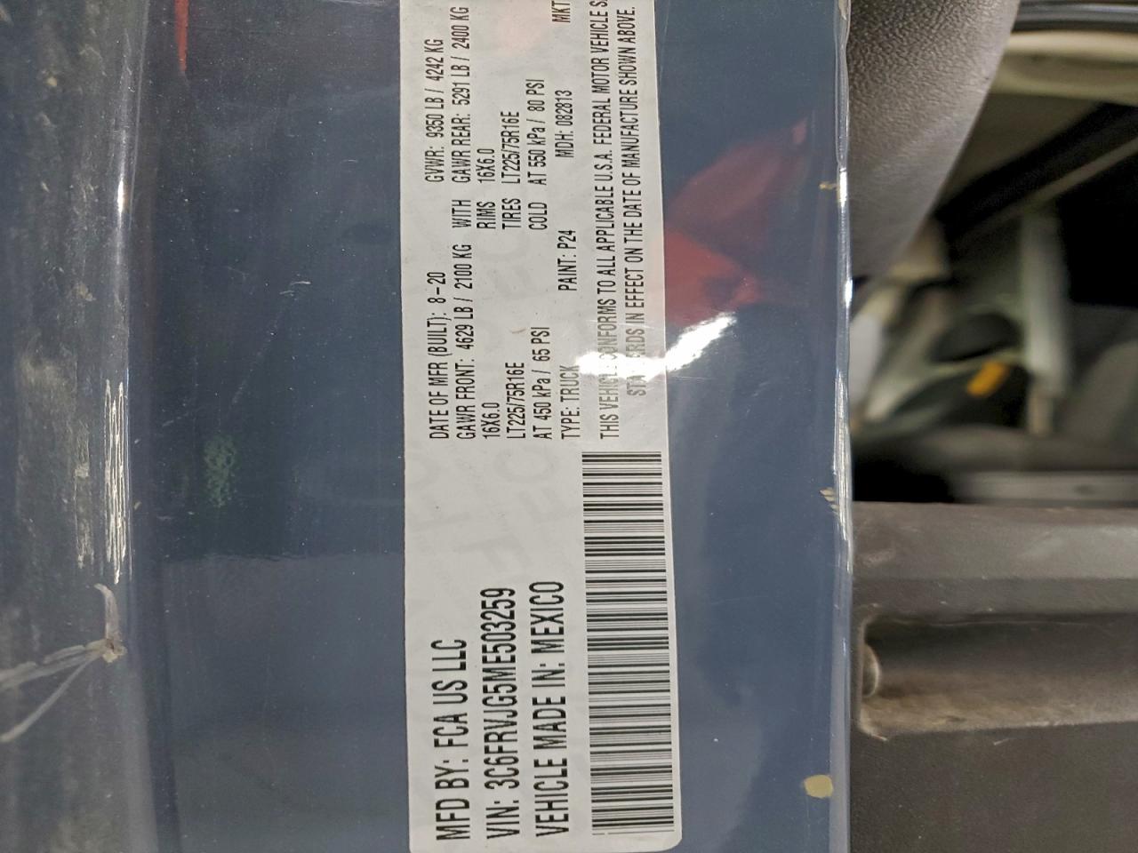 Ram Promaster 3500 High Image 9