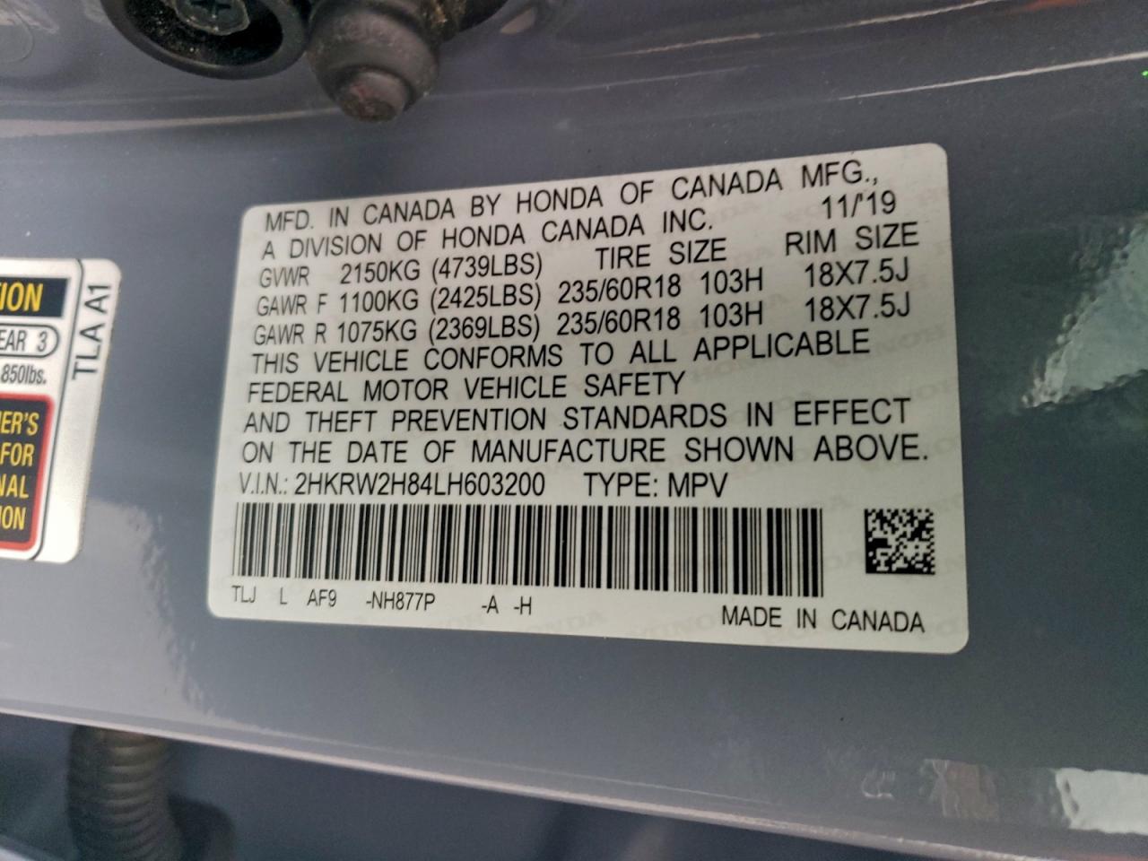 Honda Crv Exl Image 8