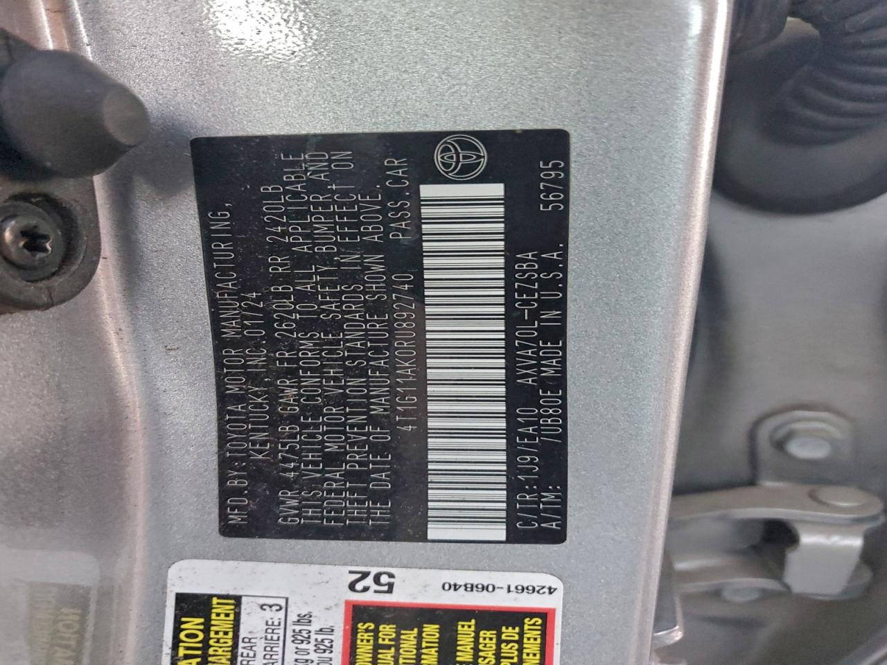 Toyota Camry Se Night Shade Image 5