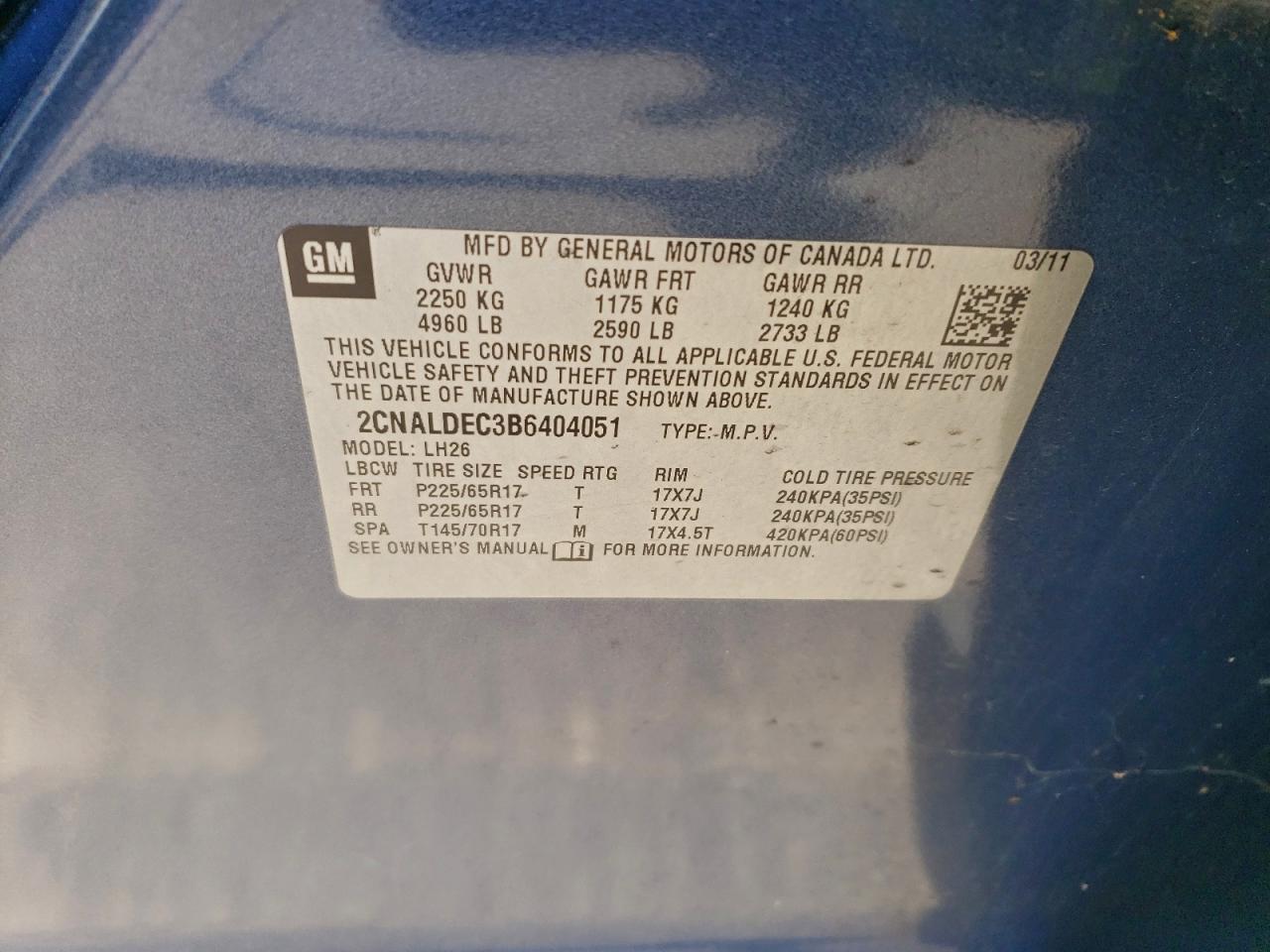 Chevrolet Equinox Lt Image 7