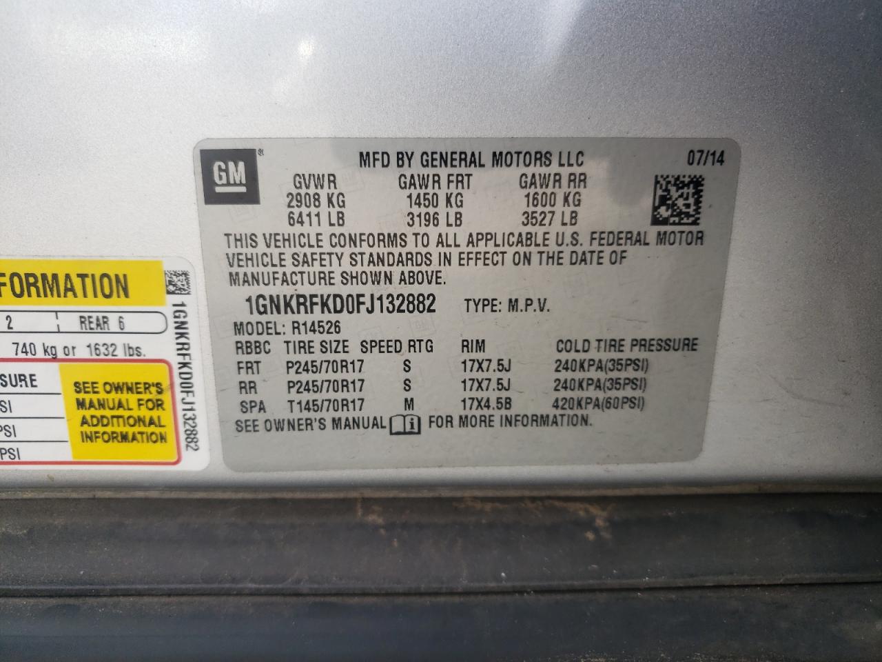 Chevrolet Traverse Ls Image 13