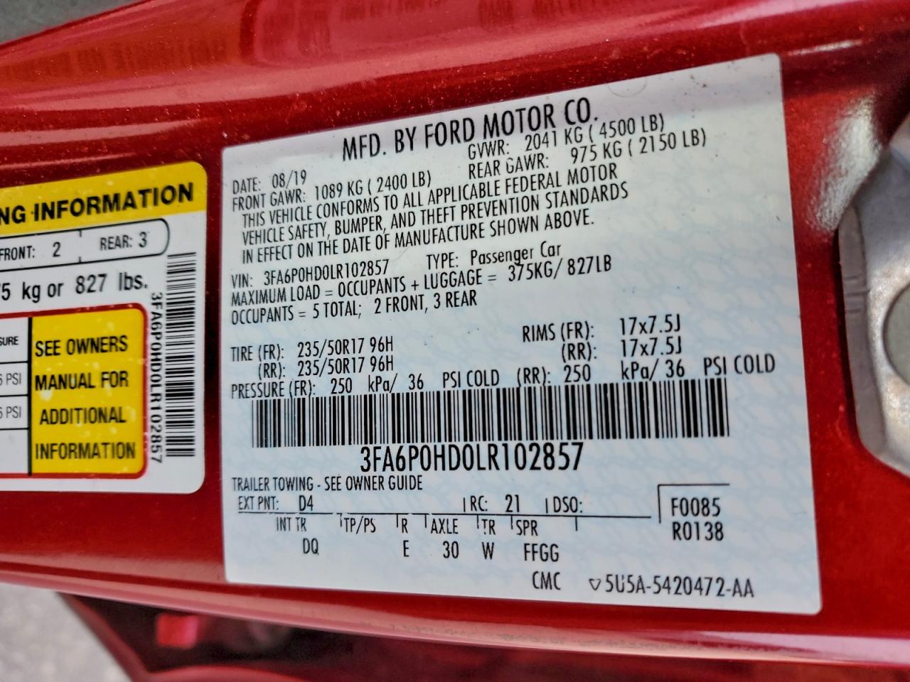 Ford Fusion Se Image 9