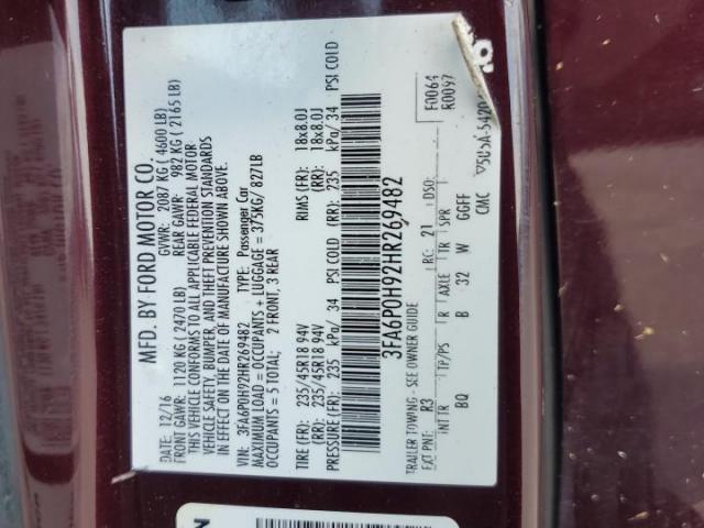 Ford Fusion Se Image 9